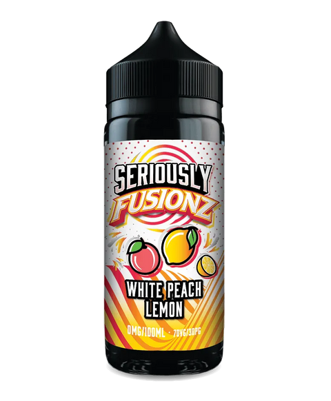 Seriously Fusionz White Peach Lemon Shortfill 100ml E-Liquid by Doozy Vape Co