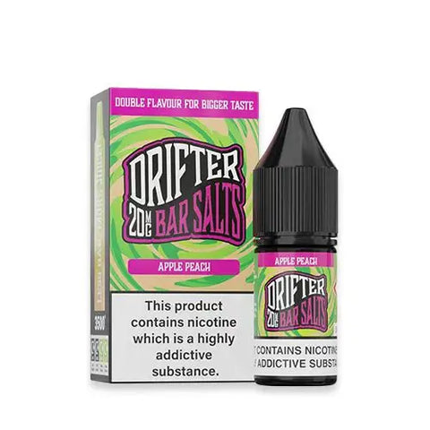 Apple Peach 10ml Nic Salt E-Liquid by Drifter Bar Salts