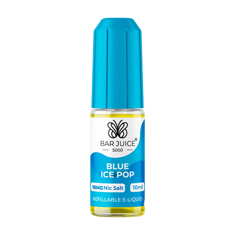 Blue Ice Pop 10ml Nic Salt E-Liquid by Bar Juice 5000