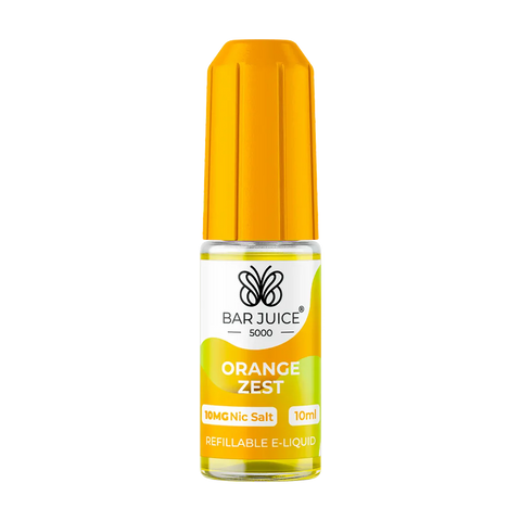 Orange Zest 10ml Nic Salt E-Liquid by Bar Juice 5000