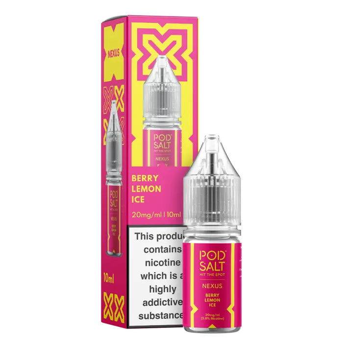 Berry Lemon Ice 10ml Nic Salt E-Liquid by Pod Salt Nexus Vape Fox Berry Lemon Ice 10ml Nic Salt E-Liquid by Pod Salt Nexus Vape Fox