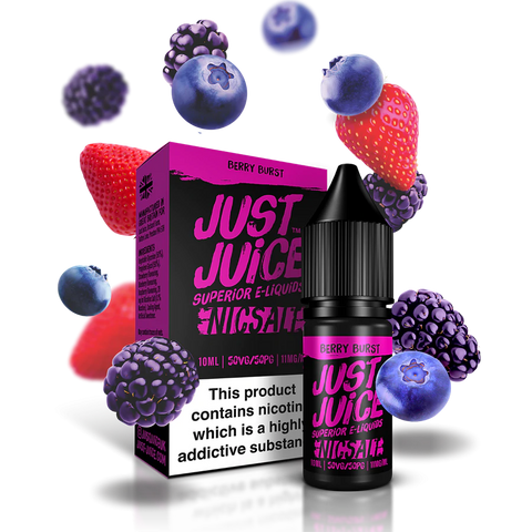 Berry Burst 10ml Nic Salt E-Liquid by Just Juice