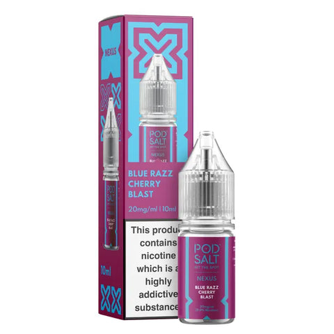 Blue Razz Cherry Balast 10ml Nic Salt E-Liquid by Pod Salt Nexus