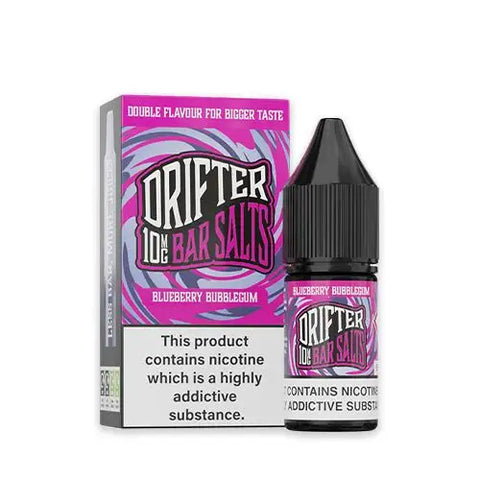 Blueberry Bubblegum 10ml Nic Salt E-Liquid by Drifter Bar Salts