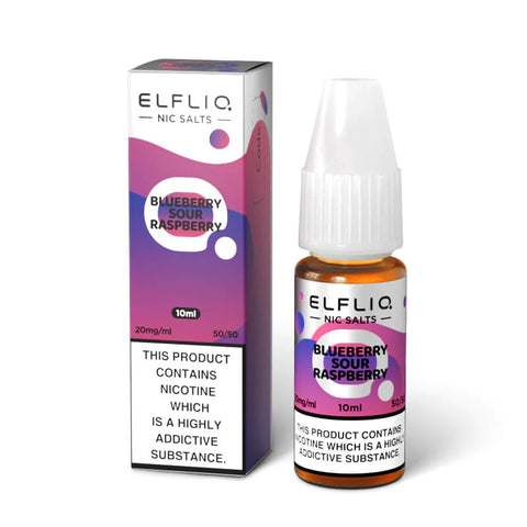 ELFLIQ Blueberry Sour Raspberry 10ml Nic Salt E-Liquid by Elf Bar