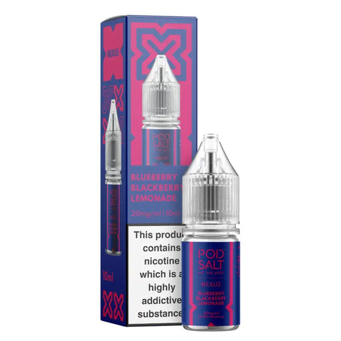 Blueberry Blackberry Lemonade 10ml Nic Salt E-Liquid by Pod Salt Nexus