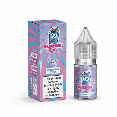 Bubblegum Slush 10ml Nic Salt E-Liquid by Slushie Bar Salts