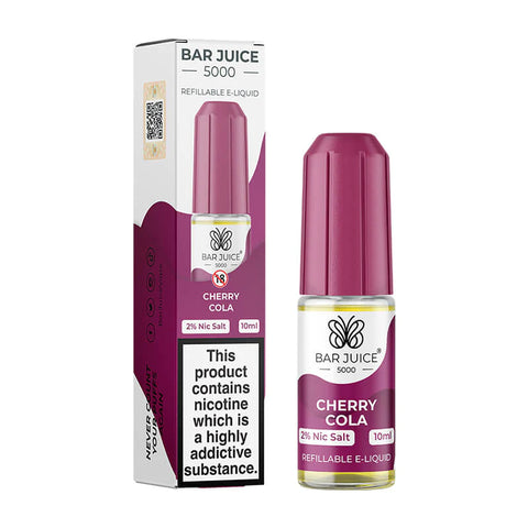 Cherry Cola 10ml Nic Salt E-Liquid by Bar Juice 5000