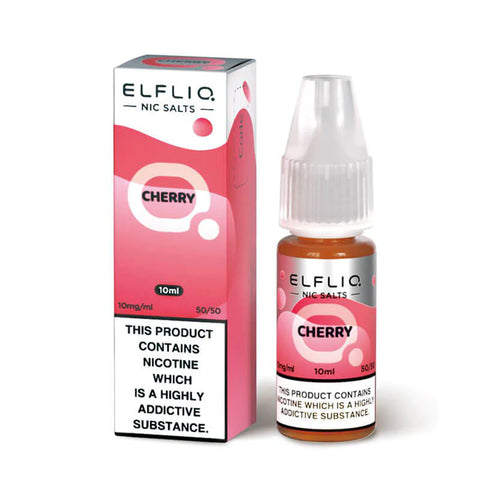 ELFLIQ Cherry 10ml Nic Salt E-Liquid by Elf Bar