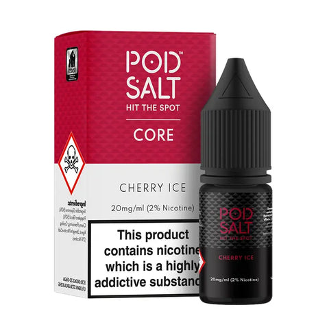 POD SALT CORE CHERRY ICE 10ML NICOTINE SALT E-LIQUID