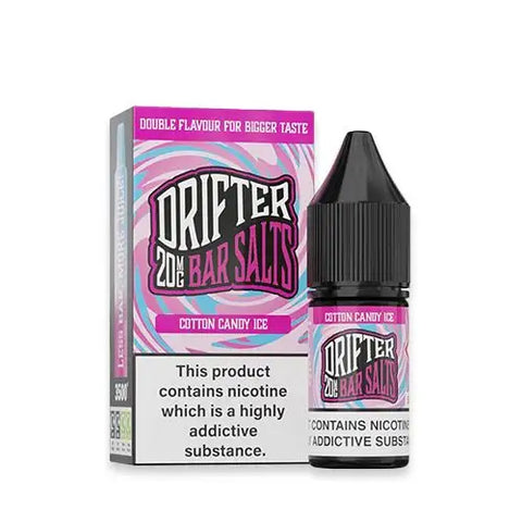 Cotton Candy Ice 10ml Nic Salt E-Liquid by Drifter Bar Salts