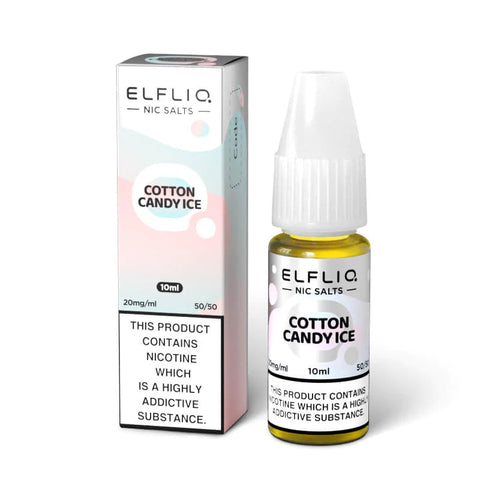 ELFLIQ Cotton Candy Ice 10ml Nic Salt E-Liquid by Elf Bar