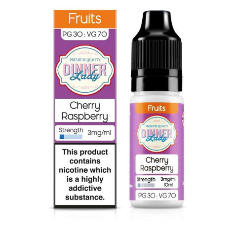 Cherry Raspberry 10ml 30/70 E-Liquid by Dinner Lady