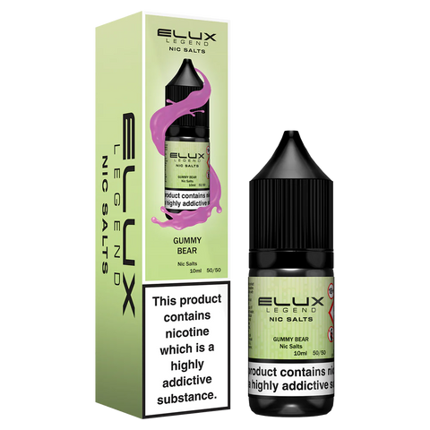 Gummy Bear 10ml Nic Salt E-Liquid by Elux Legend