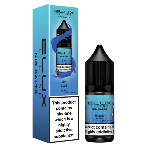 Mr Blue 10ml Nic Salt E-Liquid by Elux Legend