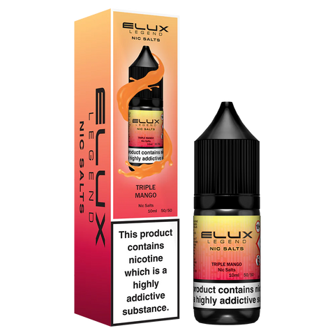 Triple Mango 10ml Nic Salt E-Liquid by Elux Legend