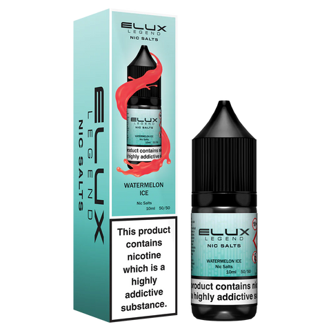 Watermelon Ice 10ml Nic Salt E-Liquid by Elux Legend