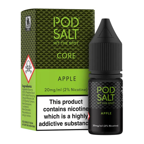 Apple 10ml Nic Salt E-Liquid by Pod Salt