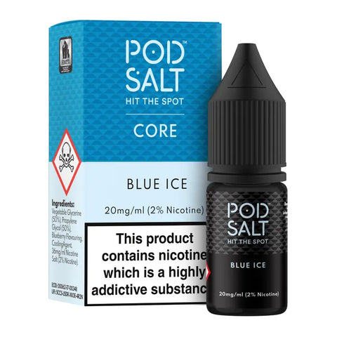 Blue Ice 10ml Nic Salt E-Liquid by Pod Salt