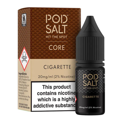 Cigarette 10ml Nic Salt E-Liquid by Pod Salt