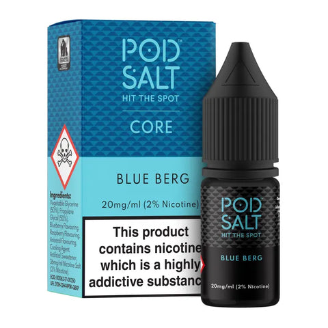 Blue Berg 10ml Nic Salt E-Liquid by Pod Salt