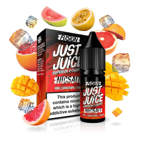 Fusion Mango & Blood Orange on Ice 10ml Nic Salt E-Liquid by Just Juice