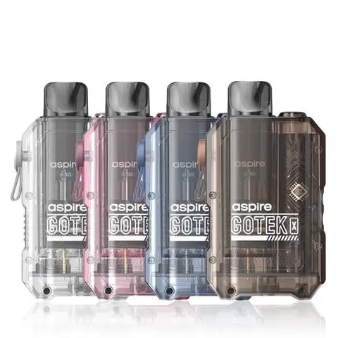 Aspire Gotek X Pod Vape Kit 2ml with FREE Nic Salt