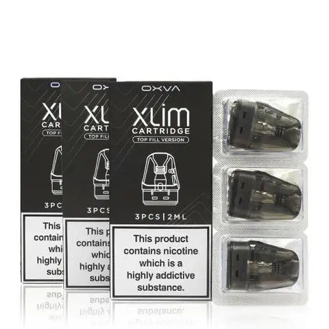 Oxva Xlim V3 Top Fill Cartridges 2ml Pack of 3