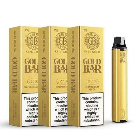 Gold Bar Disposable Vape Device by Vape Gold