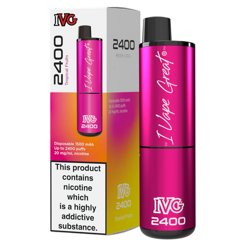 Tropical Fruits IVG 2400 Disposable Vape Device