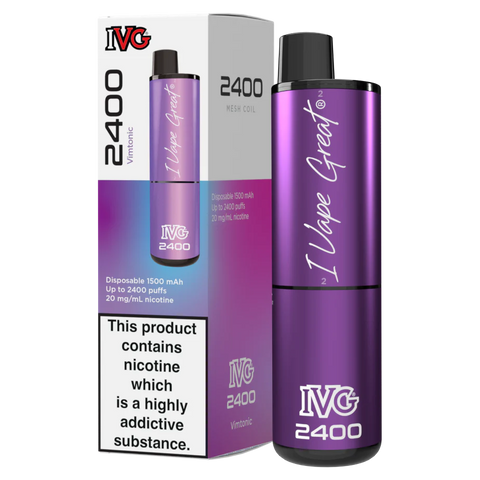 Vimtonic IVG 2400 Disposable Vape Device