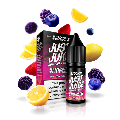 Berry Burst & Lemonade 10ml Nic Salt E-Liquid by Just Juice