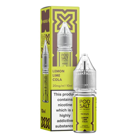 Lemon Lime 10ml Nic Salt E-Liquid by Pod Salt Nexus