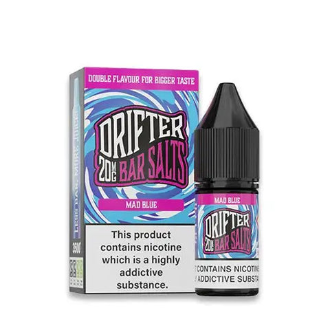 Mad Blue 10ml Nic Salt E-Liquid by Drifter Bar Salts