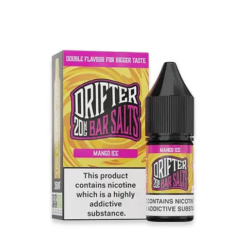 Mango Ice 10ml Nic Salt E-Liquid by Drifter Bar Salts