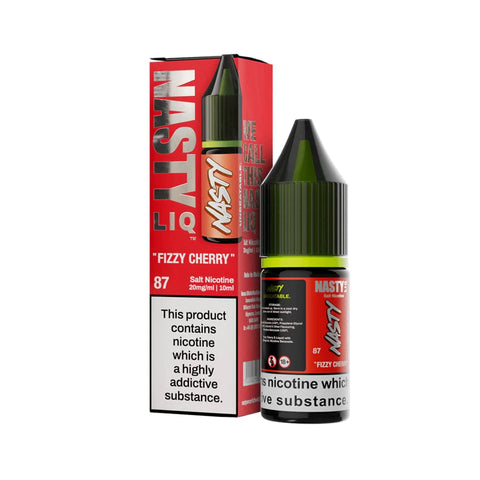 Fizzy Cherry 10ml Nic Salt E-Liquid by Nasty Liq