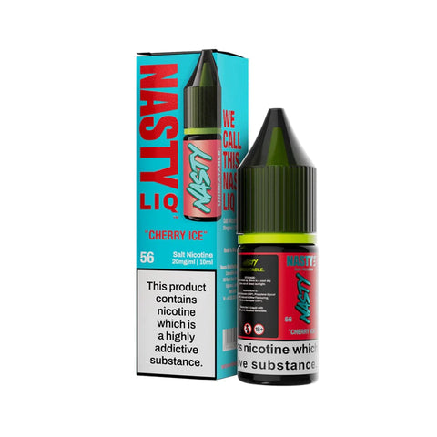 Cherry Ice 10ml Nic Salt E-Liquid by Nasty Liq