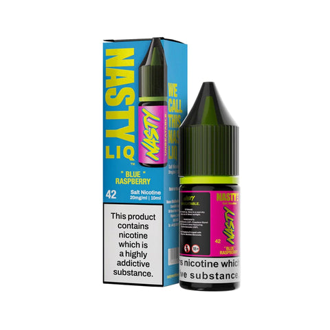 Blue Raspberry 10ml Nic Salt E-Liquid by Nasty Liq