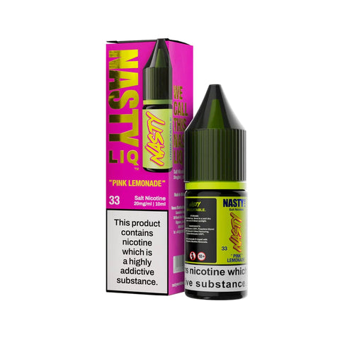 Pink Lemonade 10ml Nic Salt E-Liquid by Nasty Liq