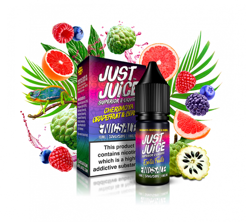 Cherimoya Grapefruit & Berries 10ml Nic Salt E-Liquid by Just Juice