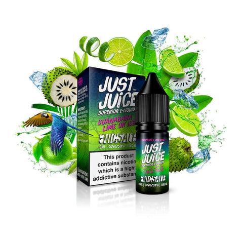 Guanabana & Lime on Ice 10ml Nic Salt E-Liquid by Just Juice