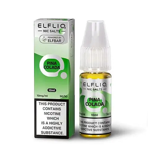 ELFLIQ Pina Colada 10ml Nic Salt E-Liquid by Elf Bar Vape Fox ELFLIQ Pina Colada 10ml Nic Salt E-Liquid by Elf Bar Vape Fox