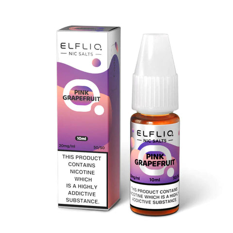 ELFLIQ Pink Grapefruit 10ml Nic Salt E-Liquid by Elf Bar