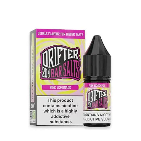 Pink Lemonade 10ml Nic Salt E-Liquid by Drifter Bar Salts