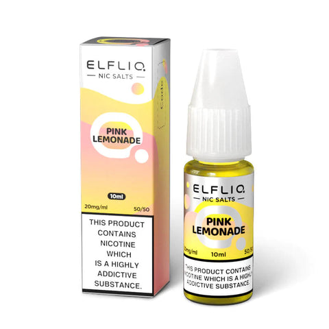 ELFLIQ Pink Lemonade 10ml Nic Salt E-Liquid by Elf Bar