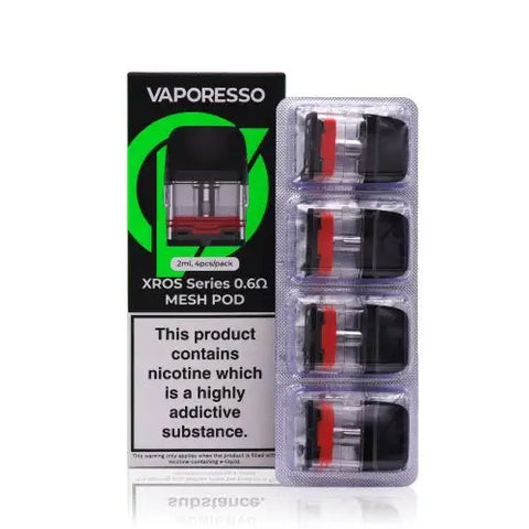 Vaporesso XROS Replacement Pods Pack of 4