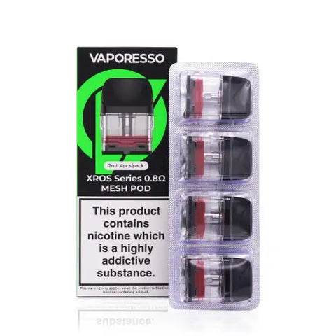 Vaporesso XROS Replacement Pods Pack of 4