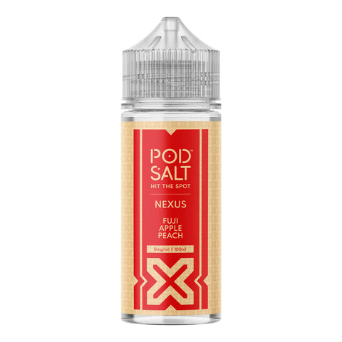 Nexus Fuji Apple Peach 100ml Shortfill E-Liquid by Pod Salt