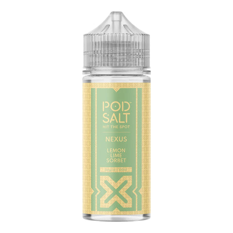 Nexus Lemon Lime Sorbet 100ml Shortfill E-Liquid by Pod Salt