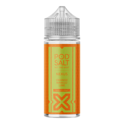 Nexus Orange Mango Lime 100ml Shortfill E-Liquid by Pod Salt